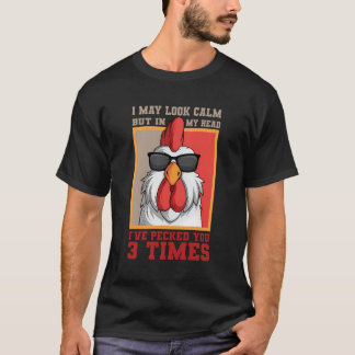 Rooster Chicken Farmers Boerderij Poultry Lover T-shirt