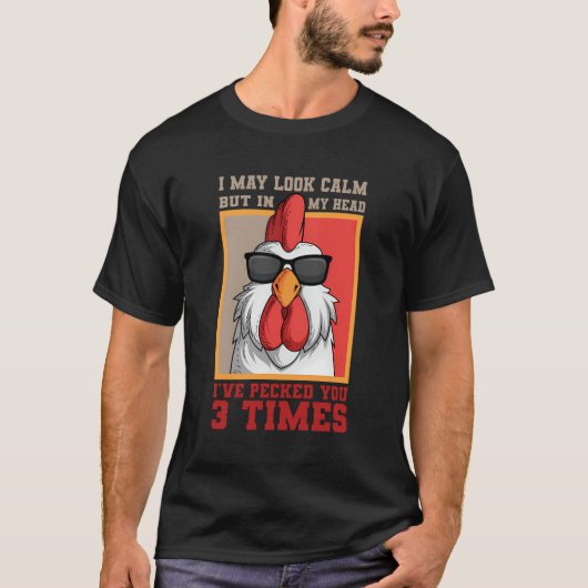 Rooster Chicken Farmers Boerderij Poultry Lover T-shirt (Voorkant)