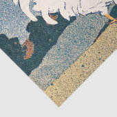 Rooster Chicken Farmhouse Carte Postale French Tissuepapier (Detail)