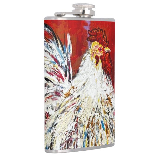 Rooster Chicken Flask Heupfles (Rechts)