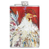 Rooster Chicken Flask Heupfles (Voorkant)