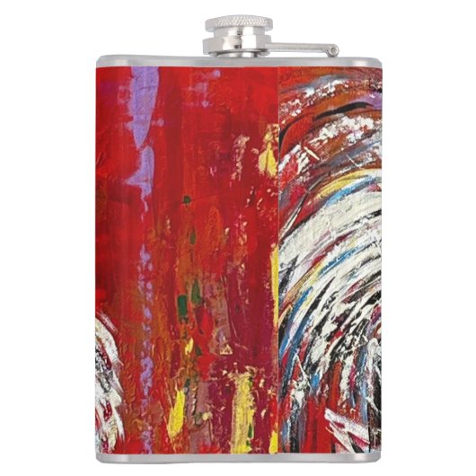 Rooster Chicken Flask Heupfles (Achterkant)