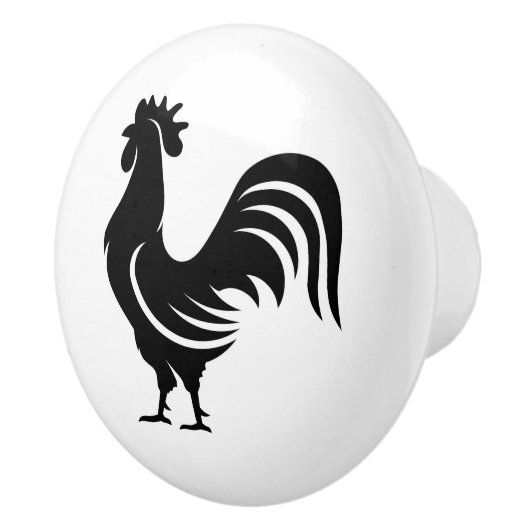 Rooster Chicken Kitchen Decor Cabinet Drawer Knoop Keramische Knop (Rechts)