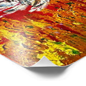 Rooster Chicken Print Foto Afdruk (Hoek)