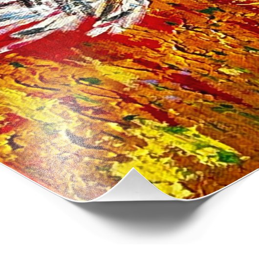 Rooster Chicken Print Foto Afdruk (Hoek)