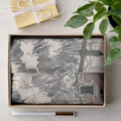 Rooster Chinese inkt schilderij Decoupage Tissuepapier (Geschenk)