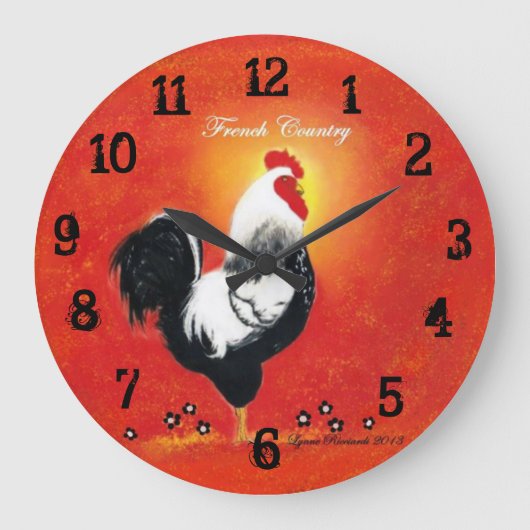 Rooster Clock Grote Klok (Voorkant)