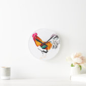 Rooster Clock Ronde Klok (Huis)