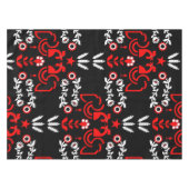 Rooster Cockerel Scandinavische volkskunst Tafelkleed (Voorkant (Horizontaal))