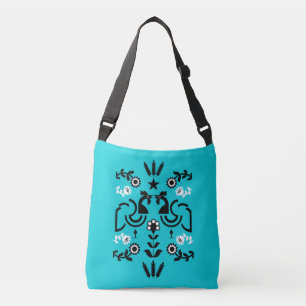 Rooster Cocrek Noordse Scandinavische Folk Art Crossbody Tas