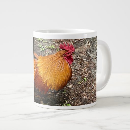 Rooster Coffee-Mok Grote Koffiekop (Voorkant rechts)