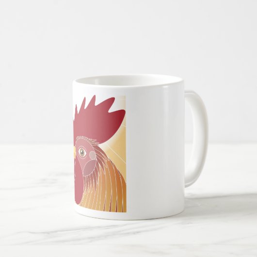 Rooster Coffee-Mok Koffiemok (Voorkant rechts)