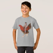 Rooster Cogburn op een Rooster T-Shirt (Voorkant volledig)