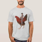 Rooster Cogburn op een Rooster T-shirt (Voorkant)