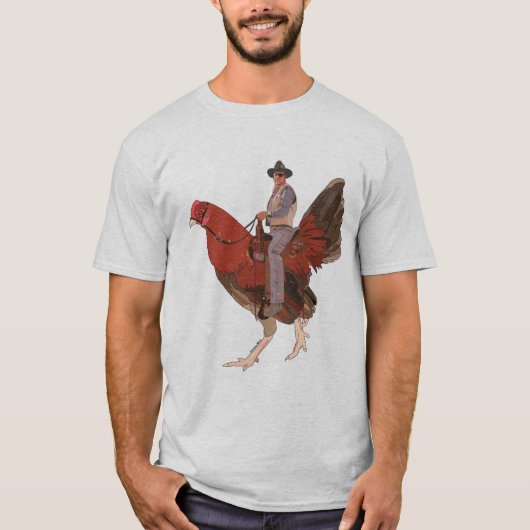 Rooster Cogburn op een Rooster T-shirt (Voorkant)