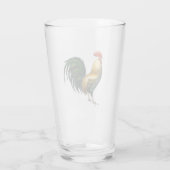 Rooster country klassieker, stijlvolle traditionel glas (Achterkant)