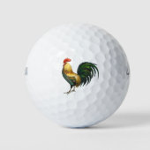 Rooster country klassieker, stijlvolle traditionel golfballen (Voorkant)