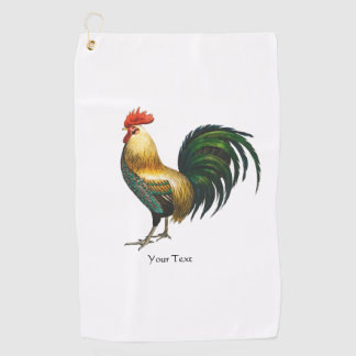 Rooster country klassieker, stijlvolle traditionel golfhanddoek
