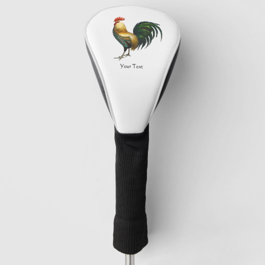 Rooster country klassieker, stijlvolle traditionel golfheadcover (Voorkant)