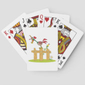 Rooster Croster-speelkaarten Pokerkaarten (Achterkant)