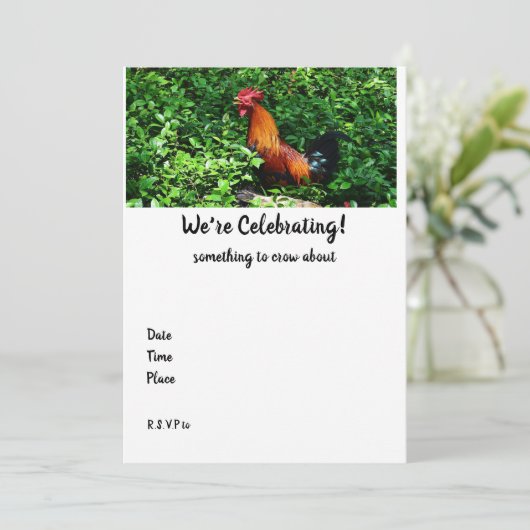 Rooster Crowing (Staand voorkant)