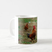 Rooster Crowing Koffiemok (Voorkant links)