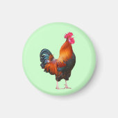 Rooster Crowing Magnet (Voorkant)