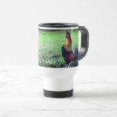 Rooster Crowing Personalized Animal Reisbeker (Voorkant rechts)