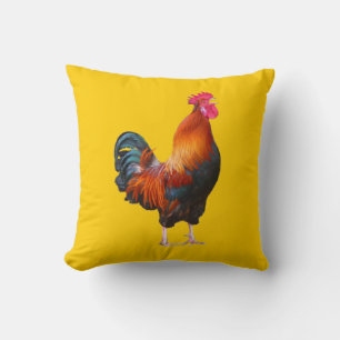 Rooster Crowing Pillow Kussen
