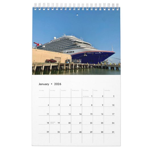 Rooster cruiseschepen 2023 kalender (Jan 2026)