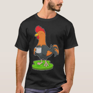 Rooster Cup Koffie T-shirt
