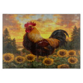 Rooster Cutting Board Snijplank (Voorkant)