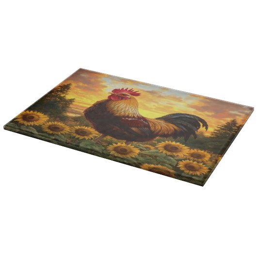 Rooster Cutting Board Snijplank (Hoek)