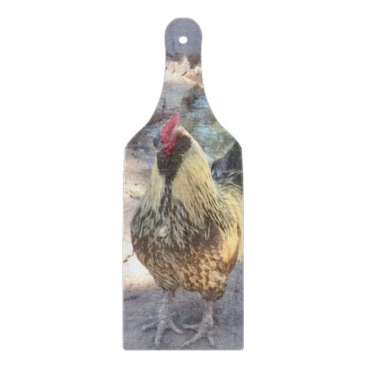 Rooster Cutting Board Snijplank (Voorkant)