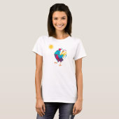 Rooster de koning van de BarnYard T-shirt (Voorkant volledig)