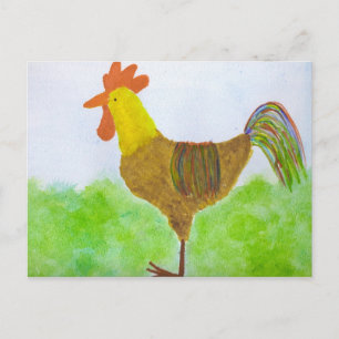 Rooster ~ DeColores Briefkaart