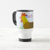 Rooster DeColores Coffee-Mok Reisbeker (Voorkant links)