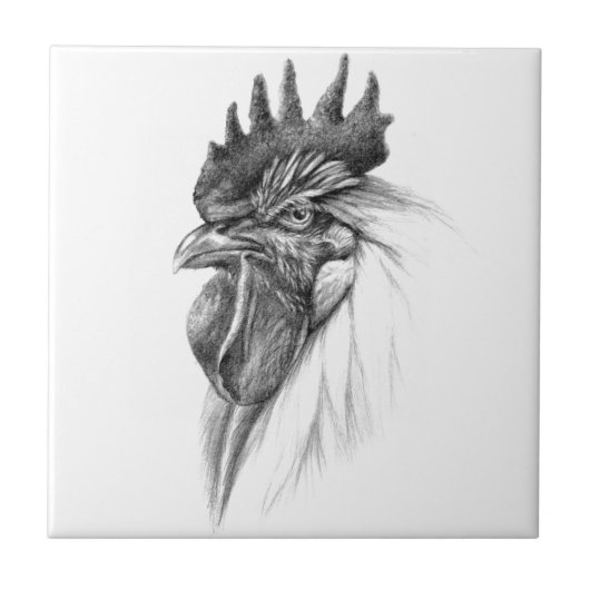 Rooster Design by Schukina sk065 Tegeltje (Voorkant)