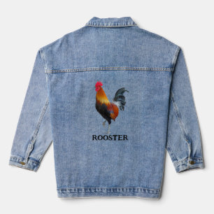 Rooster Design Denim Jas Jacket