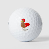 Rooster Design Golfballen (Voorkant)