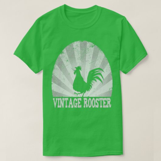 Rooster Design grijs Triblend T-shirt (Design voorkant)