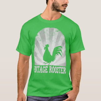  Rooster Design grijs Triblend T-shirt