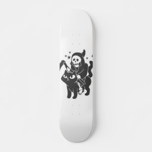 Rooster die op een kat past - Kies achtergrondkleu Persoonlijk Skateboard