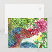 Rooster door Peony Briefkaart (Voorkant / Achterkant)