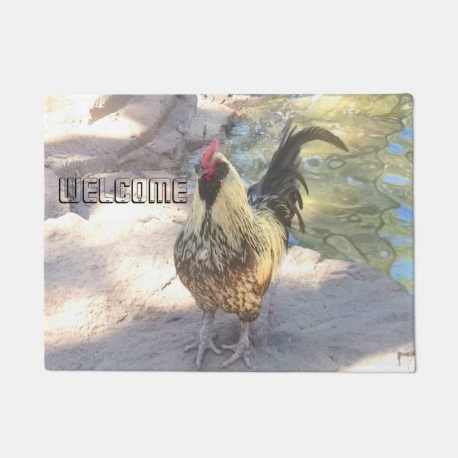 Rooster Doormat Deurmat (Voorkant)