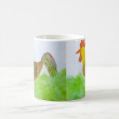 Rooster Double Sided Coffee Cup Koffiemok (Center)