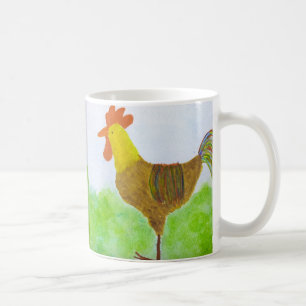 Rooster Double Sided Coffee Cup Koffiemok