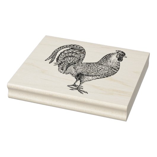 Rooster Drager Lithograaf 1 Rubberstempel (Stempel)