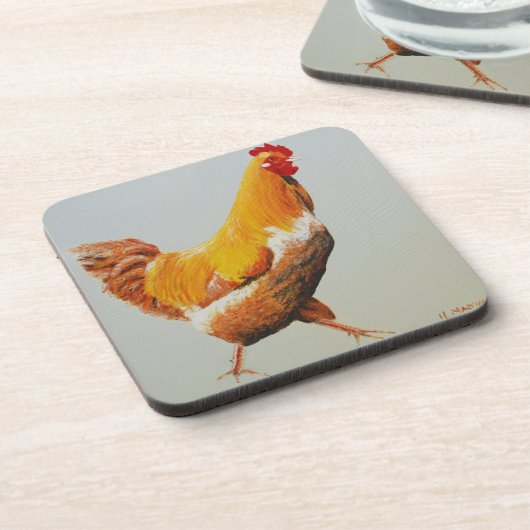 Rooster Drankjes Onderzetter (Linkerzijde)