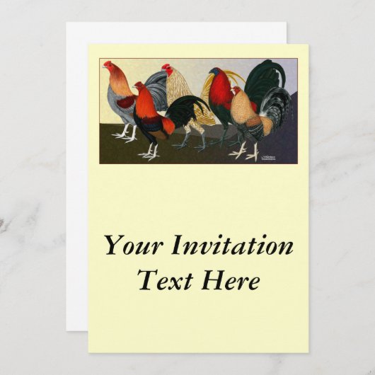 Rooster Dream Team Kaart (Voorkant / Achterkant)